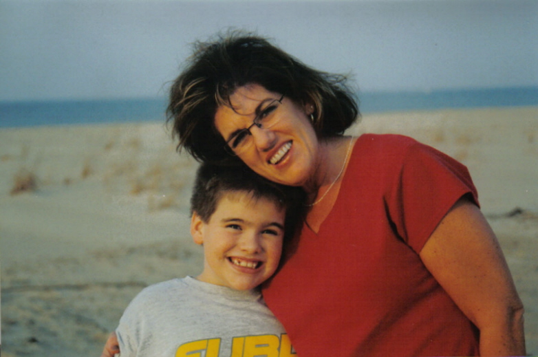 Daniel with his mom, Christi