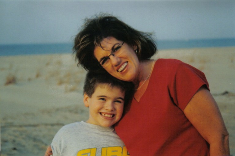 Daniel with his mom, Christi