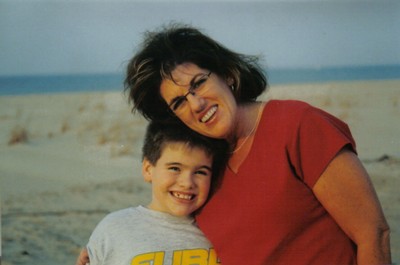 Daniel with his mom, Christi