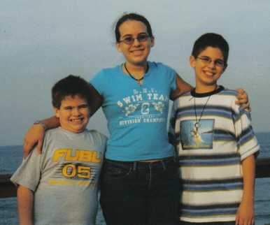 Daniel, Molly and Aaron Speck at Cape Henry
