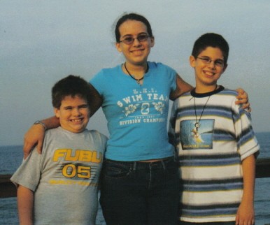Daniel, Molly and Aaron Speck at Cape Henry