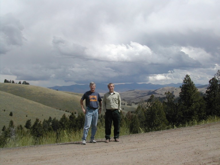 Continental Divide at Lemhi Pass, MT