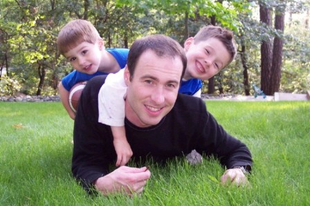 Daddy Doug tackled