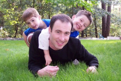 Daddy Doug tackled