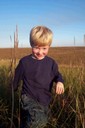 Grant in meadow at Burgess farm, Oct. 2005