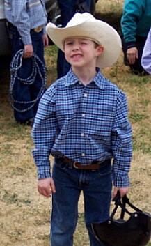Mutton Bustin' Dylan, age 6