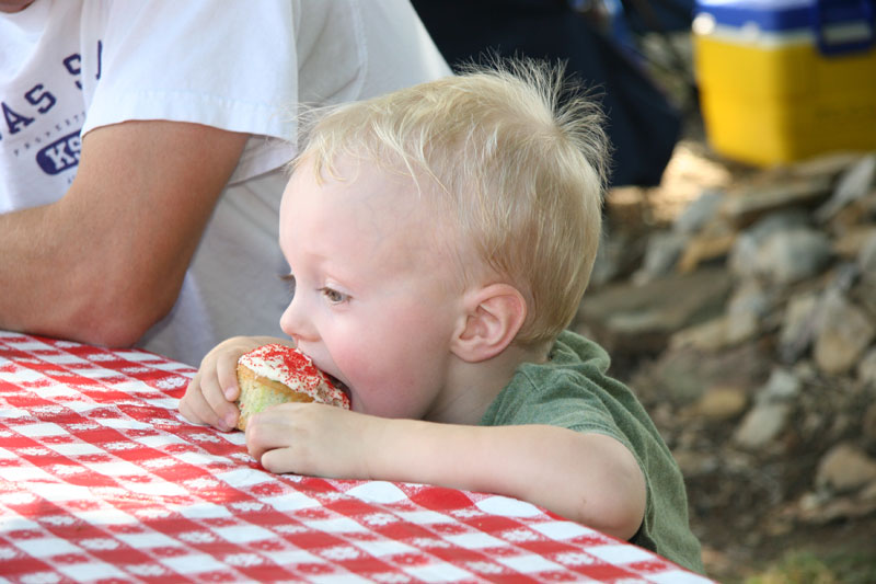 This is how you eat a cupcake