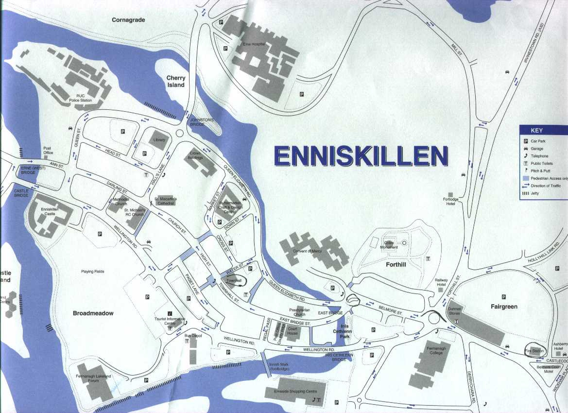 City Map of Enniskillen