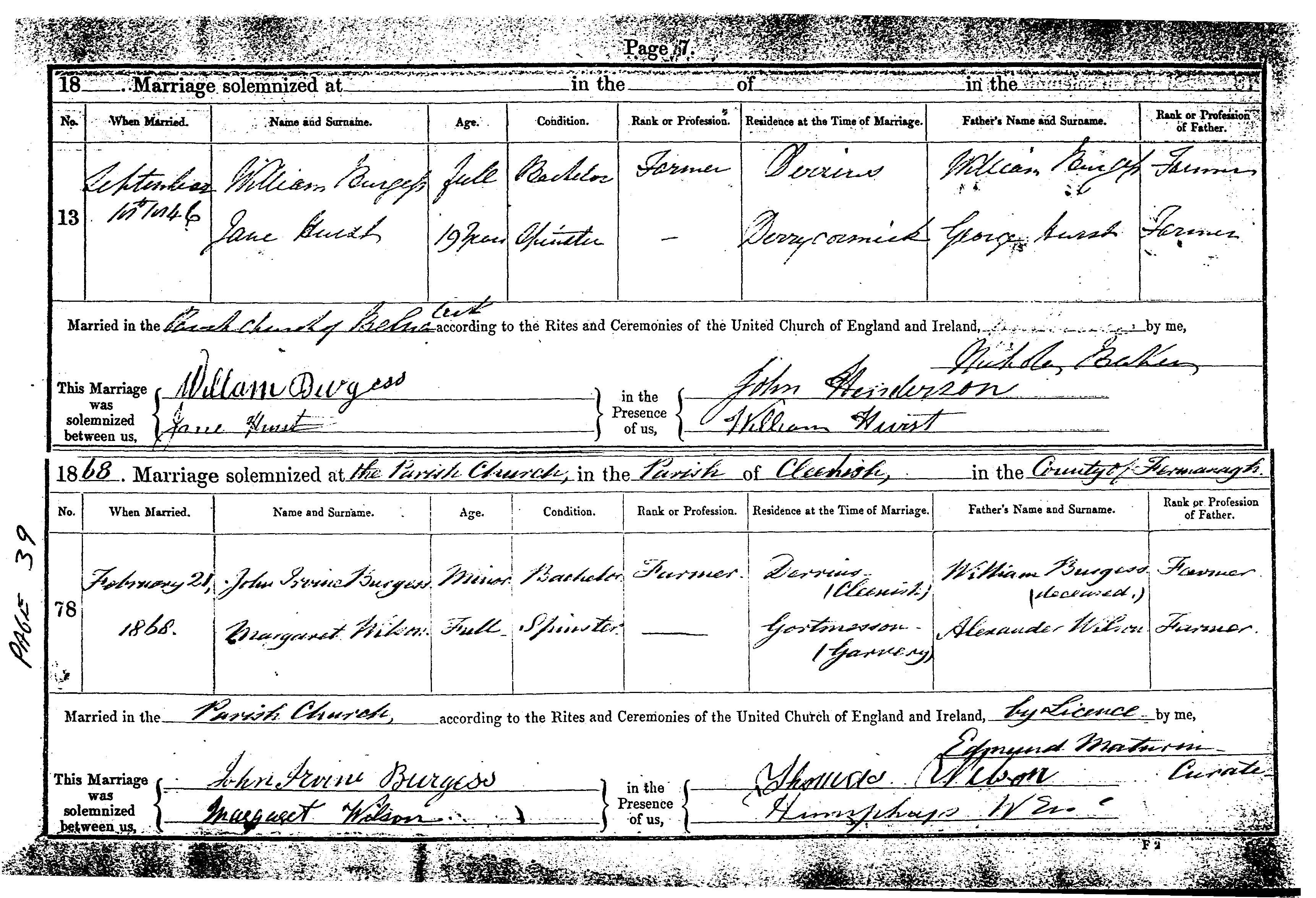 Marriage Certificate