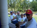 Burgesses waiting in the supper line
