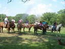 Burgesses on horseback