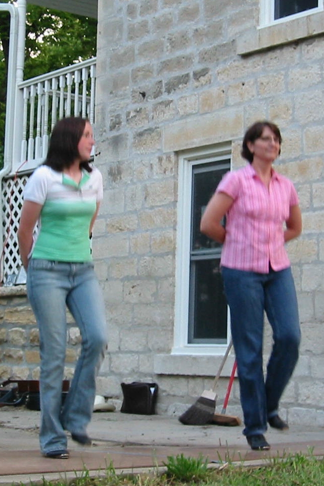 Laura & Linda as Irish Cloggers